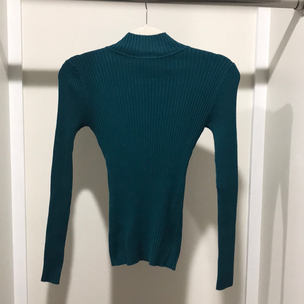 Deep turquoise sweater